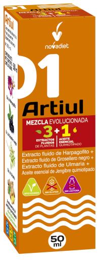 huesos y articulaciones ARTIUL + ACET ESEN JENGIBRE 50ML