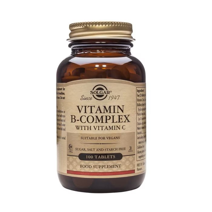 vitaminas B-COMPLEX con VITAMINA C 100Comprimidos.