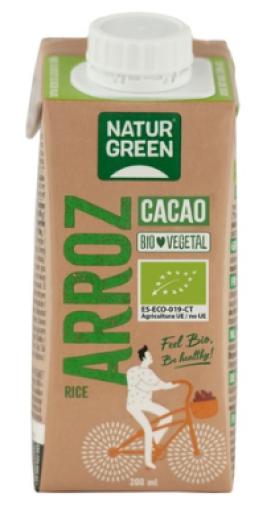 bebidas BEBIDA ARROZ CACAO BIO 200ML
