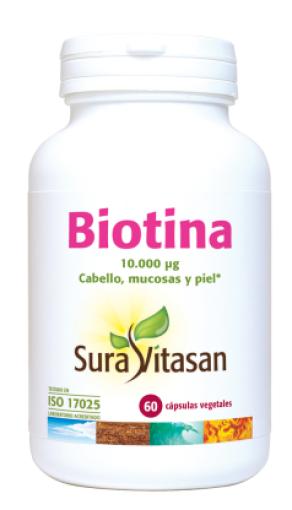 vitaminas BIOTINA 10000UG 60 CAPSULAS