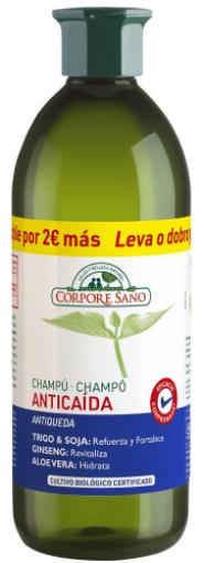 línea capilar CHAMPU AHORRO ANTICAIDA DE SOJA ,GINSENG Y ALOE BIO 300ML+300ML