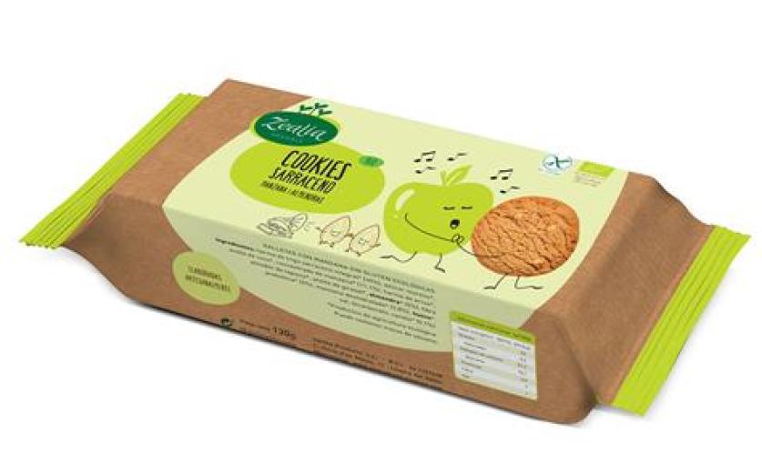 celiacos COOKIES SARRACENO MANZANA Y ALMENDRAS BIO 130G