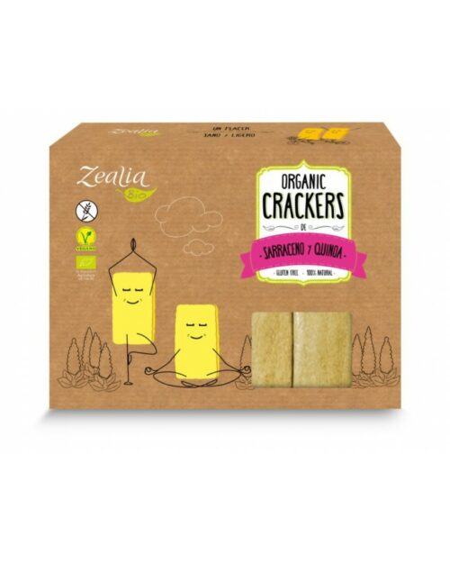 celiacos CRACKERS SARRACENO Y QUINOA ECO 120 grs