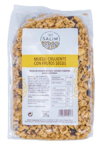 copos, mueslis y salvados CRUNCHY GRANOLA FRUTOS SECOS 375 G
