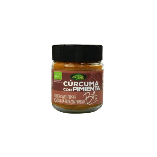 sales, condimentos y salsas CURCUMA CON PIMIENTA BIO 80G