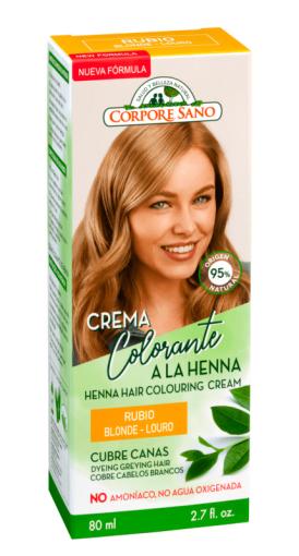línea capilar HENNA CUBRE CANAS RUBIO 80ML