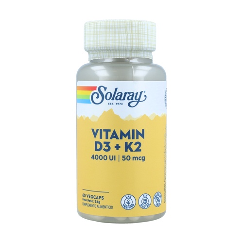 vitaminas VITAMINA D3+K2 4000UI 50mcg 60 caps