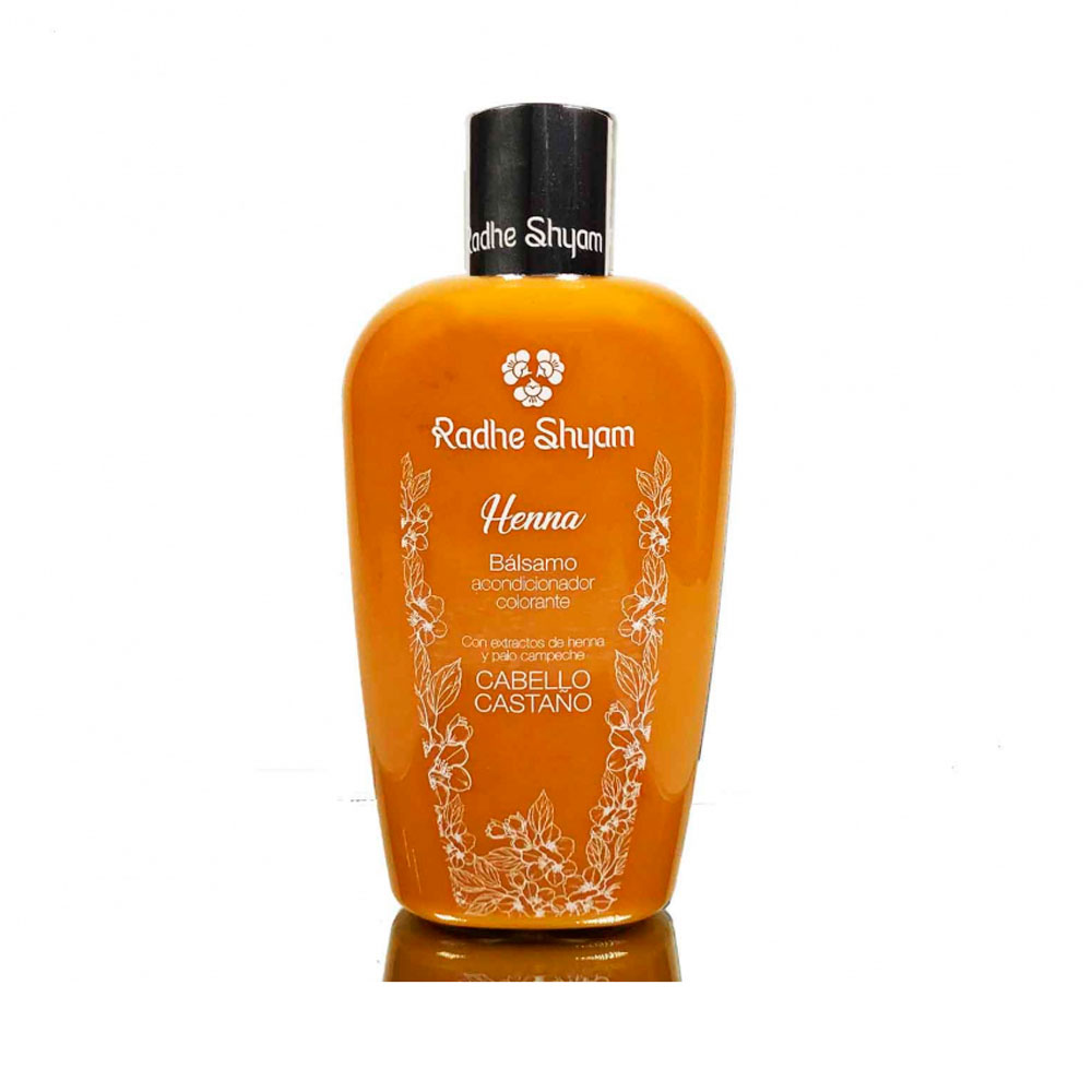 línea capilar BALSAMO ACONDICIONADOR HENNA COLORANTE CASTAÑO 250ml