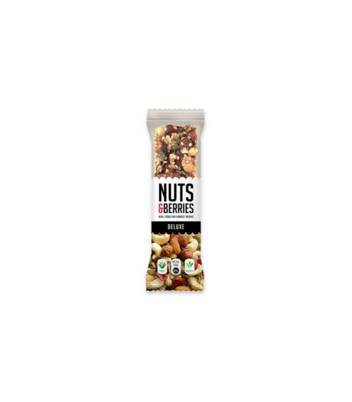 aperitivos y frutos secos BARRITA DELUXE NUTS&BERRIES 40G