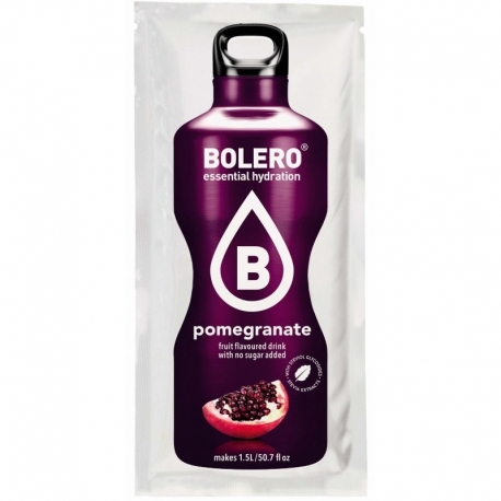 bebidas solubles BOLERO POMEGRANATE SOBRE 9 GRS