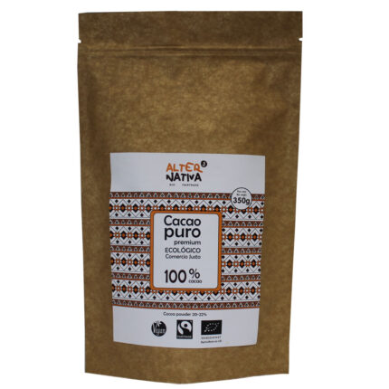 repostería y chocolates CACAO PURO DESGRASADO BIO 350 GR