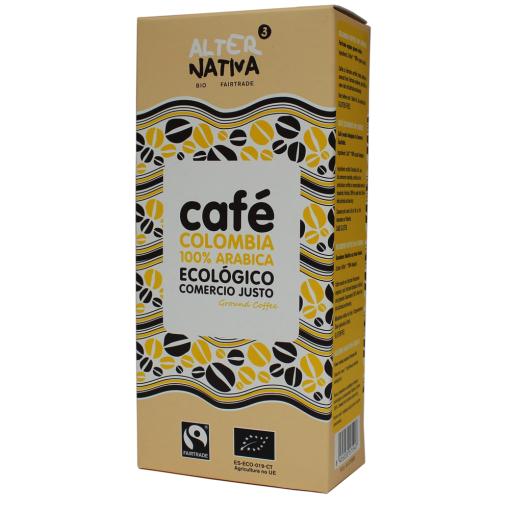 azucar y endulzantes CAFE COLOMBIA MOLIDO BIO 250GR