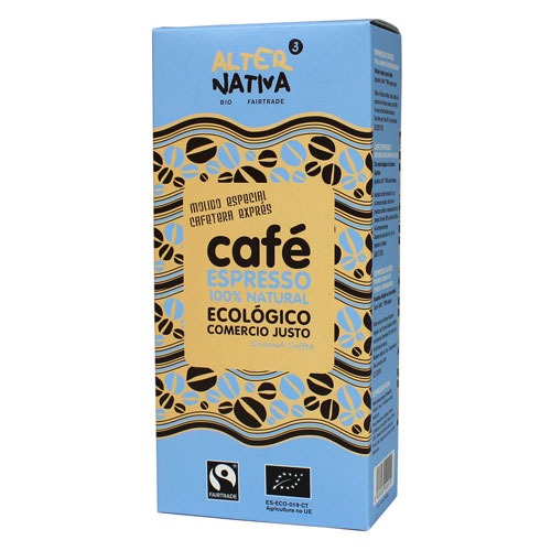 bebidas solubles CAFE EXPRESSO MOLIDO BIO (250 GR)