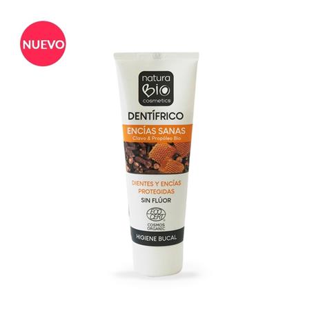 higiene bucal DENTIFRICO ENCIAS SANAS PROPOLEO & CLAVO BIO 75ML SIN FLUOR