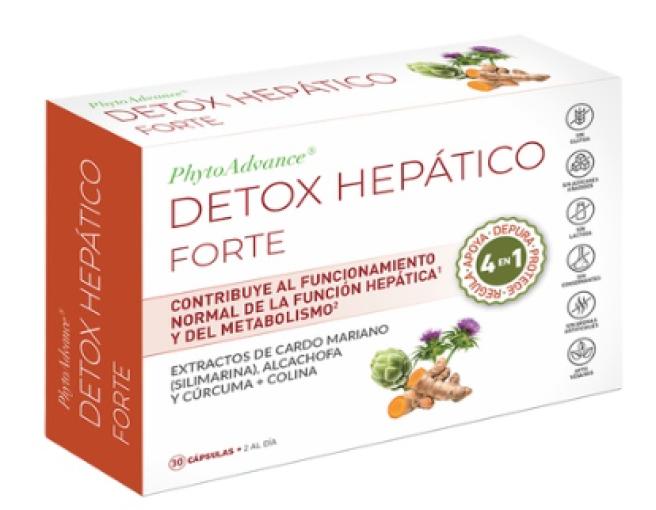 depurativos DETOX HEPATICO FORTE 30 CAPS