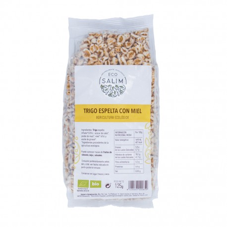 copos, mueslis y salvados ESPELTA HINCHADA CON MIEL ECO 125 GR