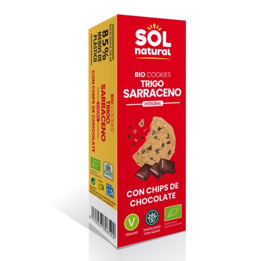 repostería y chocolates GALLETAS COOKIES TRIGO SARRACENO Y CHOCOLATE BIO VEG 170GR