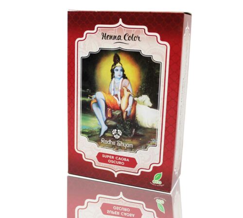 línea capilar HENNA SUPER CAOBA OSCURO POLVO 100GRS