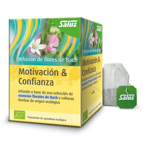 plantas en filtro INFUSION FLORES DE BACH MOTIVACION Y CONFIANZA ECO 15 BOLSAS