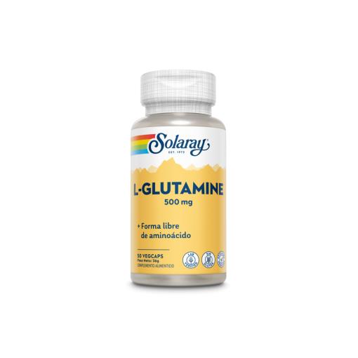 aminoácidos L-GLUTAMINE 500MG 50 CAP VEG