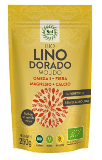 granos y semillas LINO DORADO TRITURADO BIO S/G 250GR