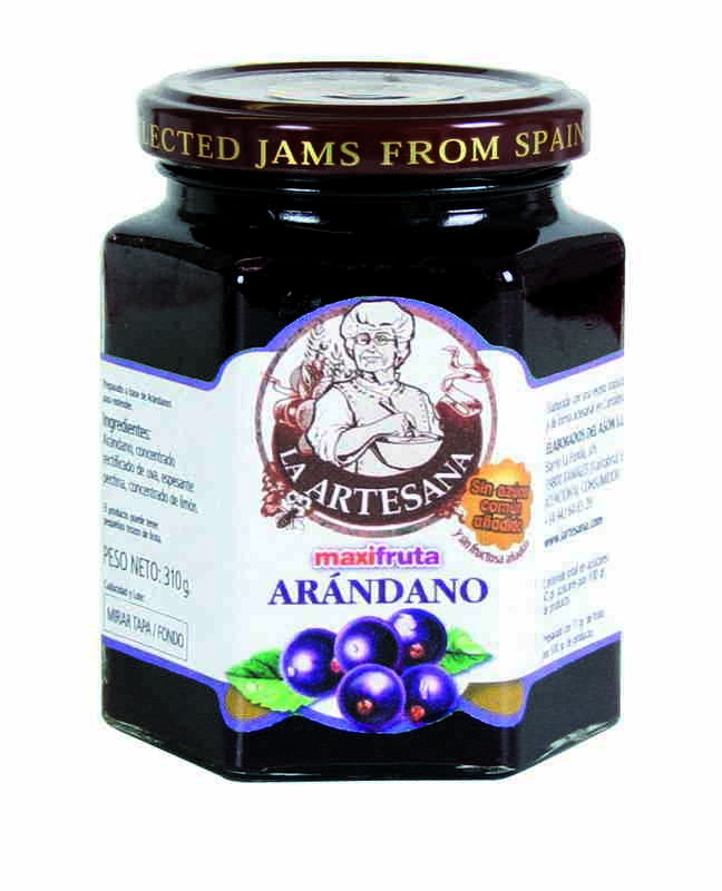 mermeladas MAXI FRUTA ARANDANO S/FRUCTOSA 305 GR