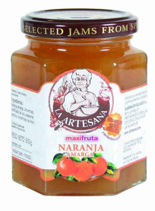 mermeladas MAXI FRUTA NARANJA AMARGA SIN/FRUCTOSA 305GR