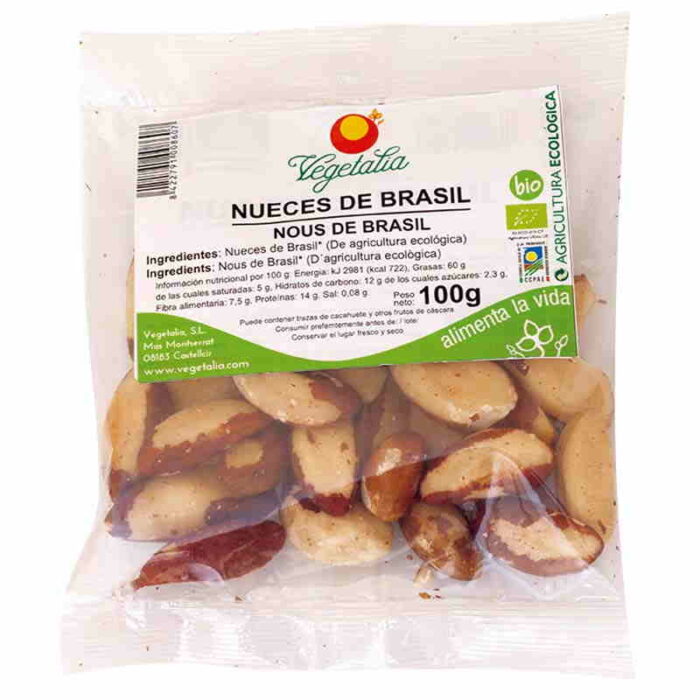aperitivos y frutos secos NUECES DE BRASIL 100gr BIO