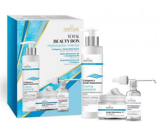 línea facial PACK ACIDO HIALURONICO TOTAL BEUTY BOX