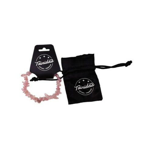 bisuteria PULSERA CUARZO ROSA CHIP