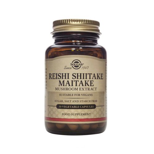 sistema inmunológico REISHI, SHIITAKE y MAITAKE (extracto de hongos)50 Cápsulas Vegetales.