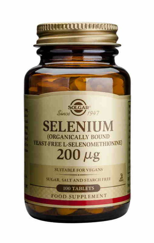 minerales SELENIO 200MCG 100COMP S/ LEV VEG