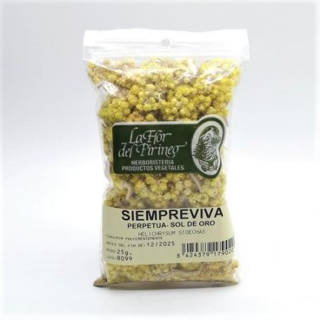 plantas en bolsa SIEMPREVIVA-PERPETUA SOL DE ORO/ HELICRISO 25grs