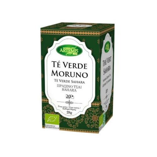 plantas en filtro TE VERDE MORUNO SAHARA INFUSIÓN 20 FILTROS