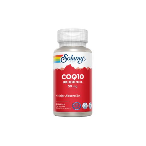 vitaminas UBIQUINOL CO Q 10 50MG 30 PERLAS