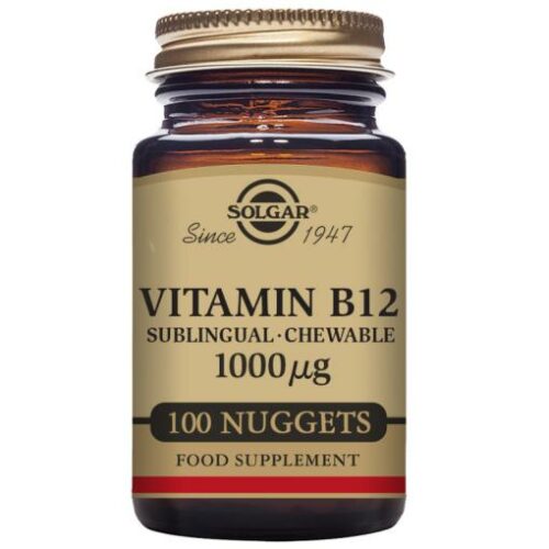 vitaminas VITAMINA B12 1000 MCG (CIANOCOBALAMINA) 100 COMPR MASTICABLES