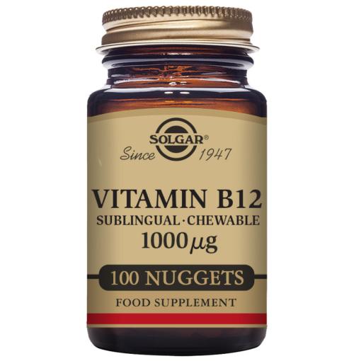 vitaminas VITAMINA B12 1000 MCG (CIANOCOBALAMINA) 100 COMPR MASTICABLES