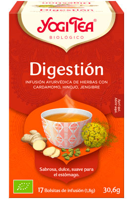 plantas en filtro YOGI-TEA DIGESTION 17 FILTROS BIO