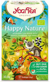 plantas en filtro YOGI TEA HAPPY NATURE 17 FILTROS